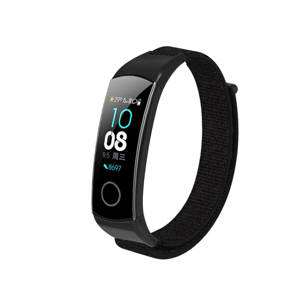 Смарт-браслет для Honor Band 5 Honor Band 4 ремешок петля нейлоновые канвны полосы для группы Honor 5 4 сменный Браслет для Honor 4