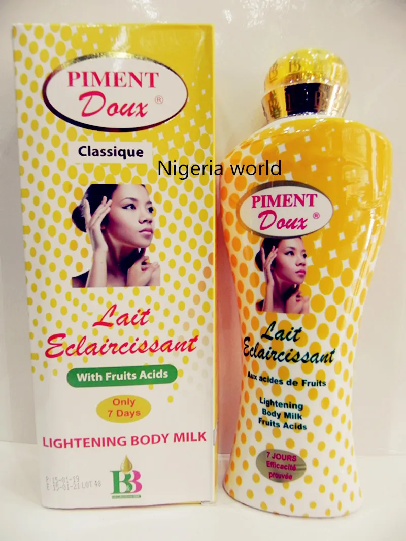 piment doux face whitening cream
