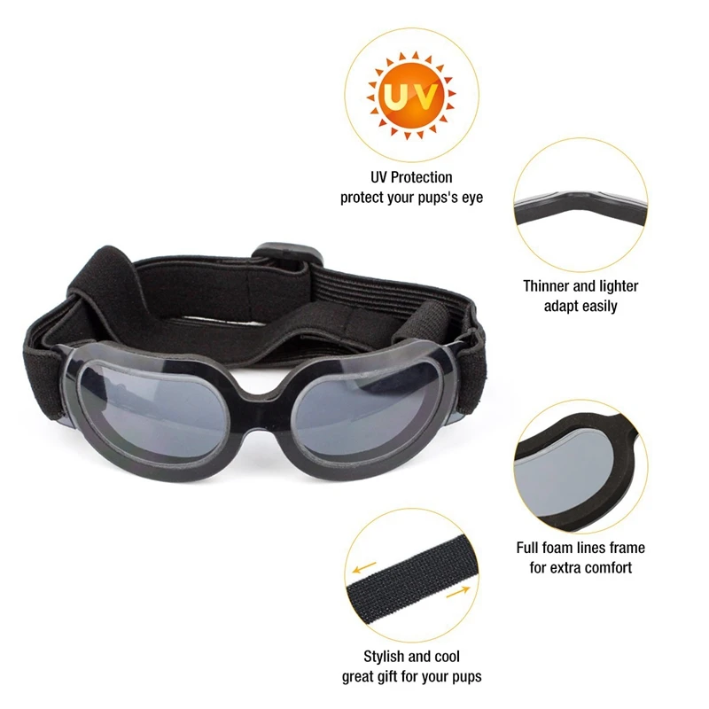 HOT Stylish and Fun Pet/Dog Puppy Uv Goggles Sunglasses Waterproof Protection Sun Glasses for Dog
