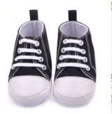 Новая весенне-Осенняя обувь из искусственной кожи для маленьких мальчиков и девочек Повседневный нескользящий удобный однотонный мокасины для малышей от 0 до 18 месяцев - Цвет: Black E