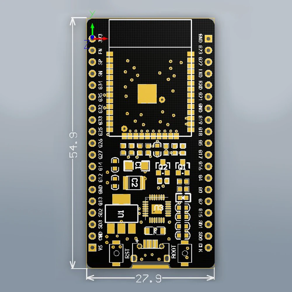 ESP32 макетная плата ESP-32 ESP-WROOM-32 30-pin DOIT макетная плата wifi+ Bluetooth
