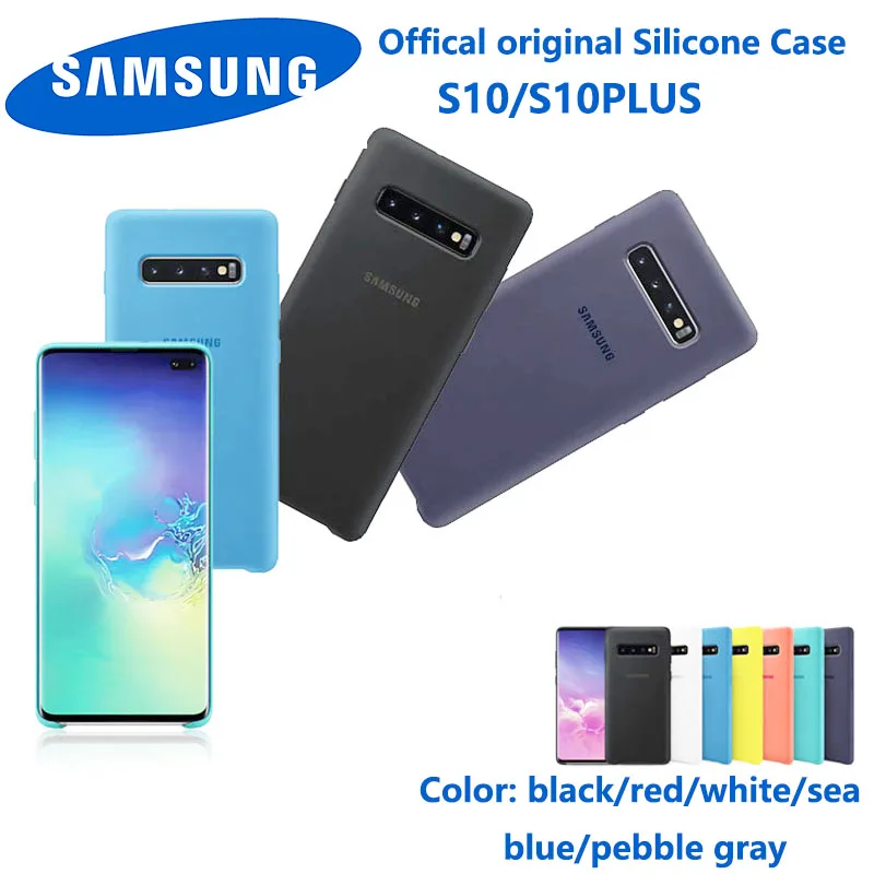 Чехол для телефона samsung s10 plus Оригинальный чехол S10 Plus шелковистый мягкий