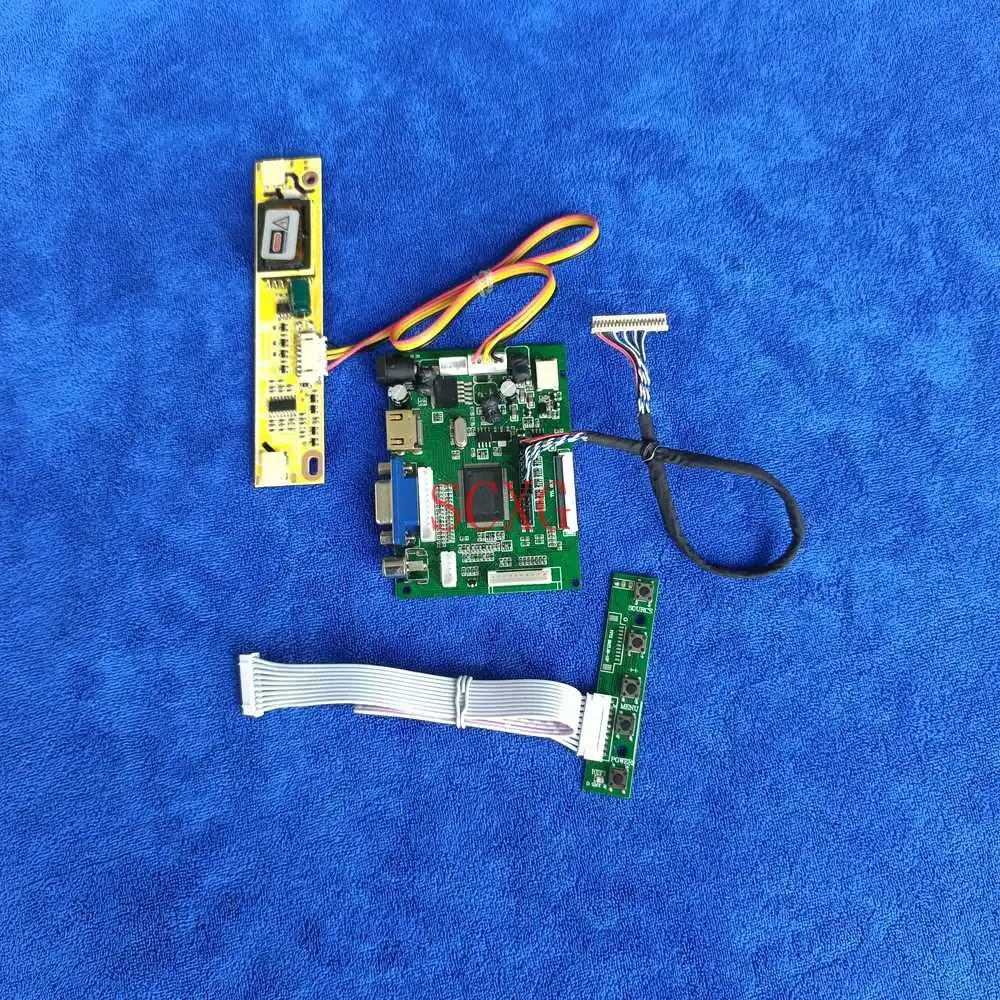 Per Tm150Xg/Muslimah/Mt150Xn01/Mt150Xn03 Kit Fai Da Te Lvds 20-Pin Compatibile Con Hdmi Vga Av Lcd Display Controller Board 1024*768 2Ccfl