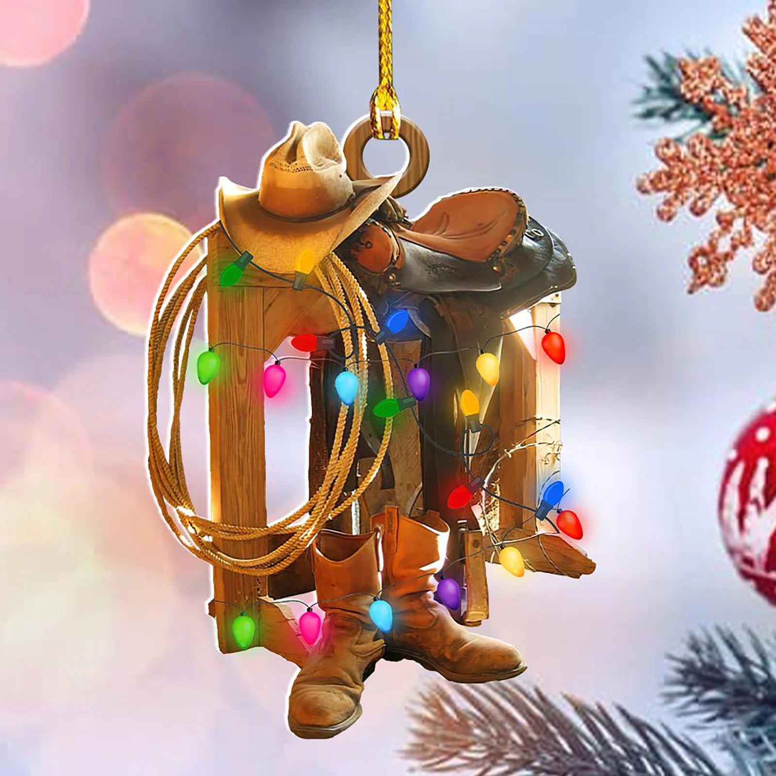 2022 Cowboy Christmas Christmas Pendant Cowboy Holiday Christmas Outdoor Decorations Wood  Christmas Drop Ornaments New Year 2022 For Home Navidad 5G|Pendant & Drop  Ornaments| - Aliexpress