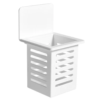 

Newly 2/4/6pcs Punch-free Plastic Drain Chopsticks Rack Kitchen Cutlery Storage Box Spoon Forks Cage Stand Holder XSD88