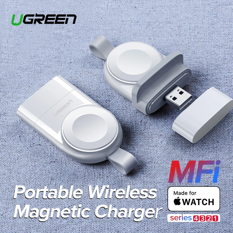 Ugreen Smart Watch Charger for Apple Watch Charger Series 5 4 3
Portable MFi USB Charger For Apple 3 Magnetic Wireless Charging