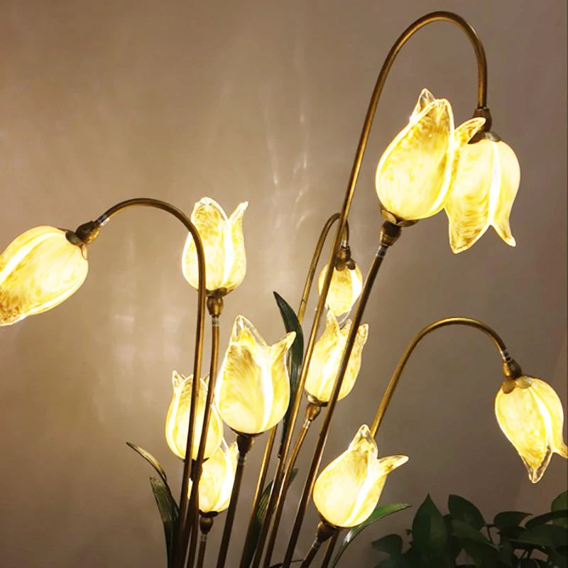 Пасторальные Торшеры для спальни освещение гостиная интерьерная Напольная Лампа декоративные светильники
