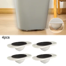 

4PCS Adhesive Swivel Caster Wheels Storage Box Pulley 360 Degree Rotating Scroll Wheels for Storage Box, Tissue Box
