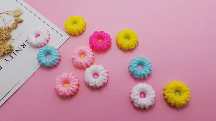 50 шт. 1:12 миниатюрный кукольный домик Kawaii Милые Пончики печенье мини еда куклы аксессуары детские кухонные игрушки