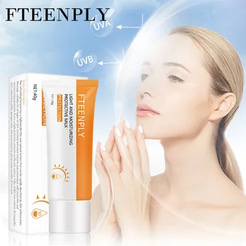 

FTEENPLY Light And Moisturizing Protective Face Body Sunscreen Cream Concealer Refreshing Waterproof Sun Cream SPF 90 Skin Care