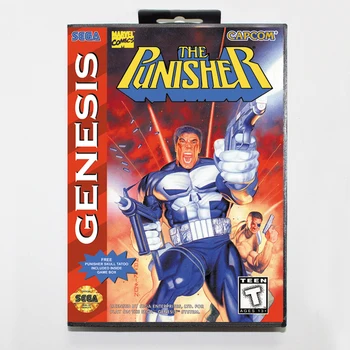 

Punisher 16bit MD Game Card For Sega Mega Drive/ Genesis with Retail Box