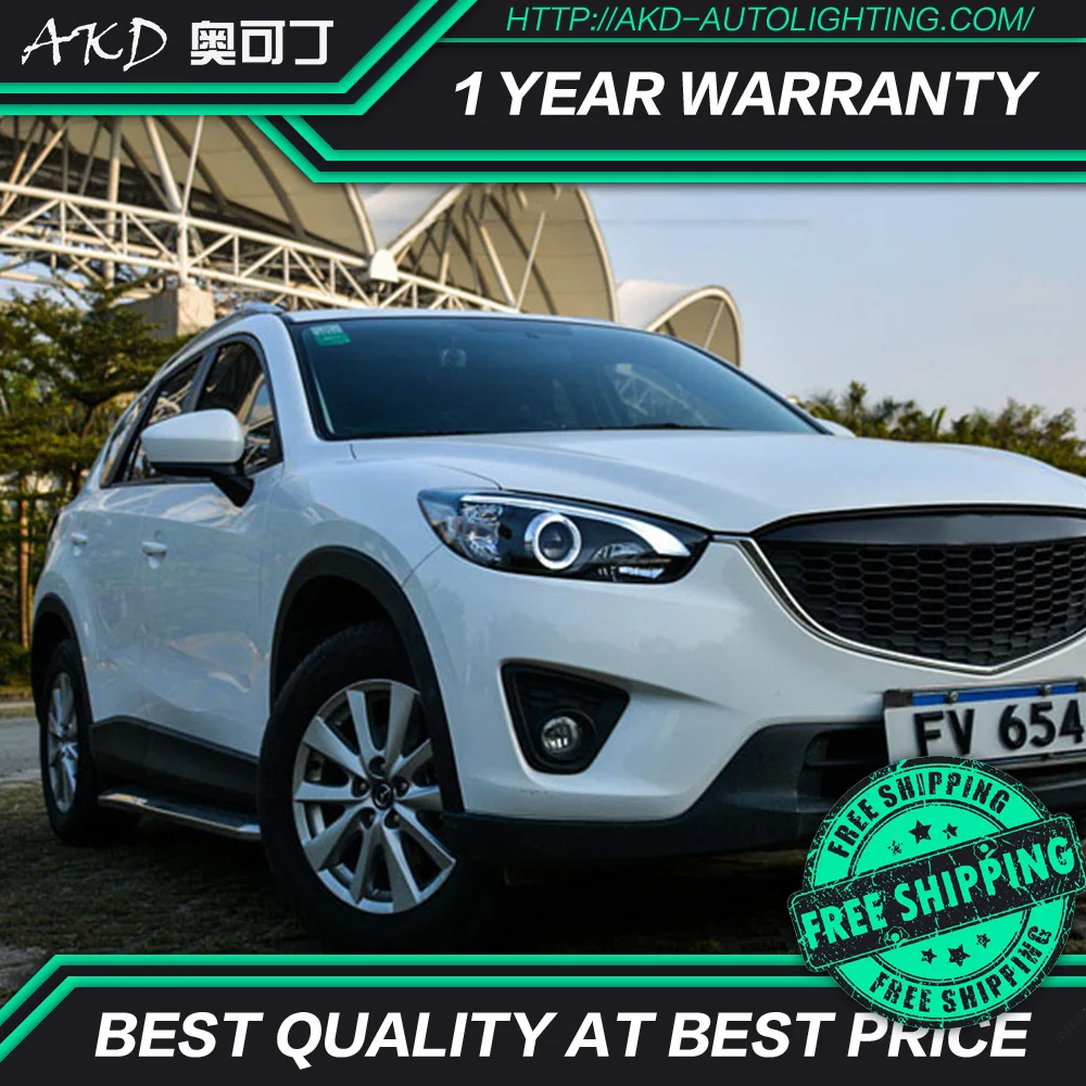 AKD тюнинг автомобильных фар для Mazda CX 5 CX5 2013 2016 светодиодные фары DRL ходовые огни Bi