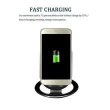 10 Вт Qi зарядное устройство для мобильного телефона быстрая Беспроводная зарядка подставка для iPhone Lumia 820