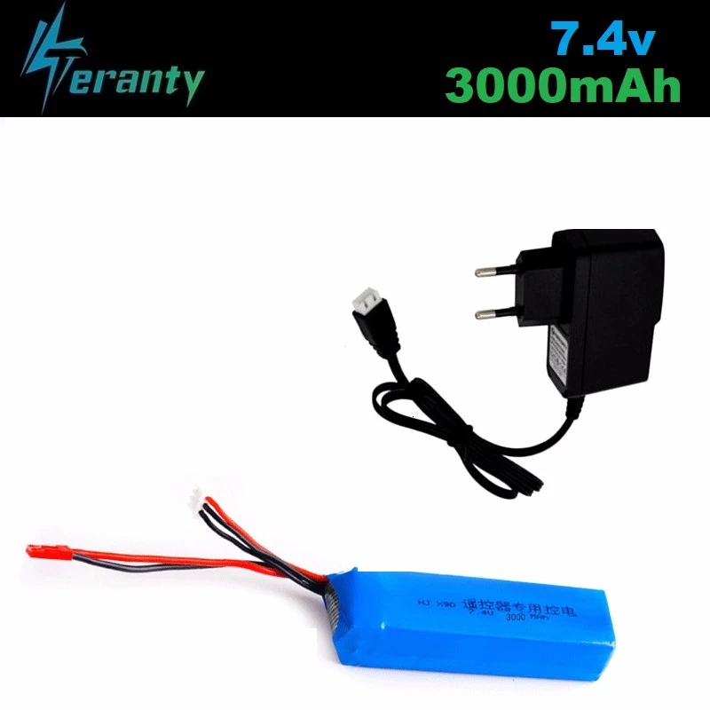 Обновление 3000 мАч 7 4 В аккумуляторная батарея Lipo для Frsky Taranis X9D Plus передатчик 2S