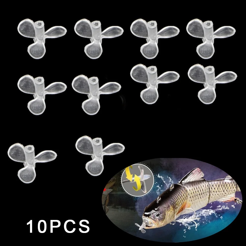 10pcs Bait Propeller For Fishing Lure Electric Lures Wobblers Swimbait Used On Multi-section Baits Bionic Pesca | Спорт и