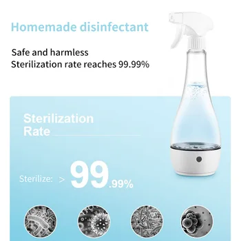 

Household Acid Water Maker Cleaner Generator Making Machine Spray Bottle Home Cleaning Tool