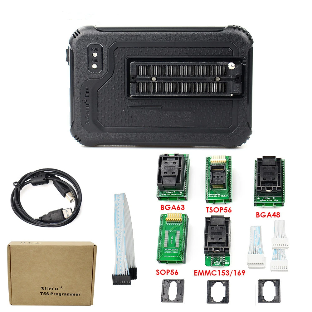 Universal Programmer 2021 Newest T56 XGecu Powerful Support Nor Flash / NAND/ EMMC +15/17 Adapters Hot Selling | Компьютеры и офис