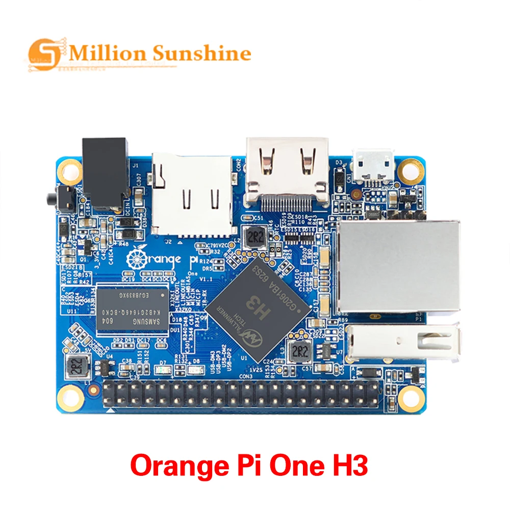 Orange Pi One H3 512 Мб четырехъядерный поддержка ubuntu linux и android mini PC OR1|Аксессуары для