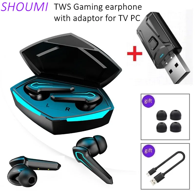 Новые игровые наушники P30 TWS беспроводная гарнитура с микрофоном Bluetooth адаптер