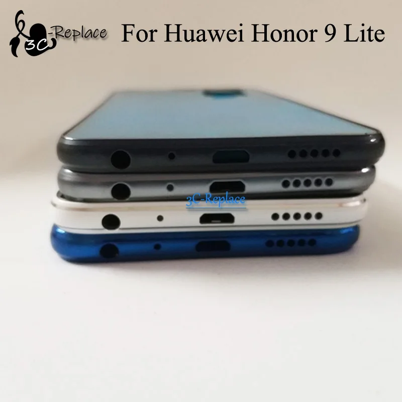 Для Huawei Honor 9 Lite/Honor 9 Youth Edition Передняя панель корпуса шасси ЖК-рамка дисплея рамка лицевой панели Передняя рамка