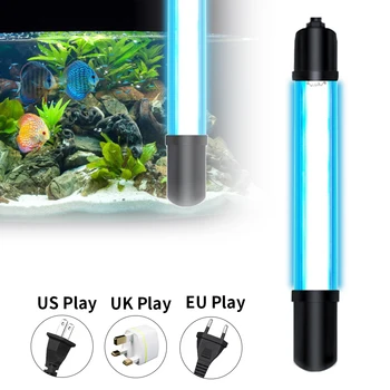

Aquarium Fish Tank UV Germicidal Lamp Ultraviolet Fish Pond Clean Water Submersible Sterilization Lamp Fish Tank Cleaning Tool