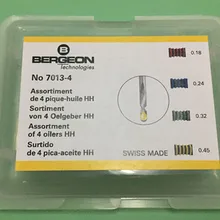 Bergeon 7013 ассортимент из 4 oilers Haute Horlogerie surtido de 4 шт. набор для часов инструменты