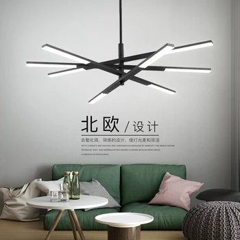 

Nordic style lamps and lanterns creative living room lamp chandelier personality modern minimalist lamp bedroom dining room ligh