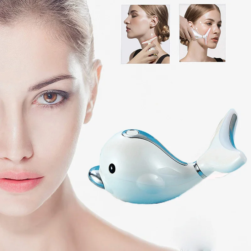 Уход за лицом массажер против морщин 45℃ ±5℃ тепло высокая частота вибрации