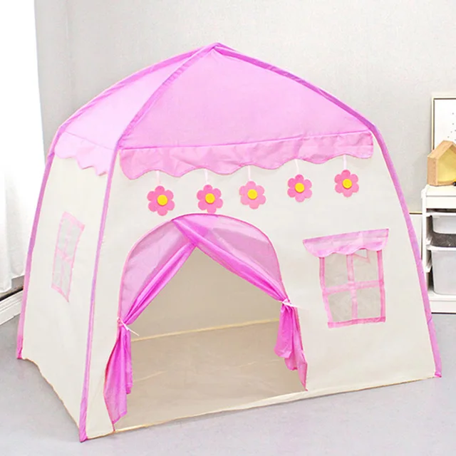 Children's Toy Tent Indoor and Outdoor Games Folding Playhouses Kids Room Girl Baby Castle Tent House for Children 3