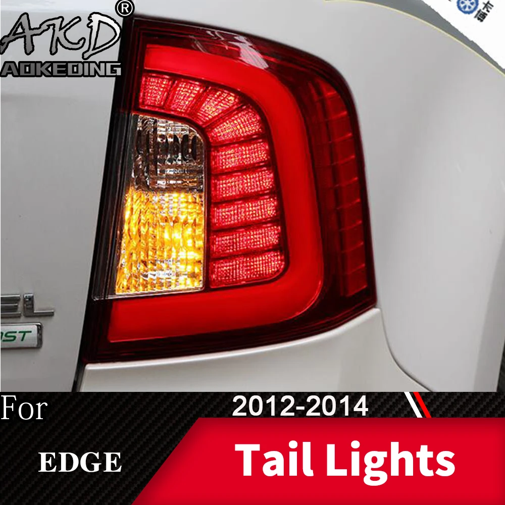 Задний фонарь для автомобиля Ford Edge 2012- Edge светодиодный задний фонарь противотуманные фары дневные ходовые огни DRL тюнинг автомобильные аксессуары
