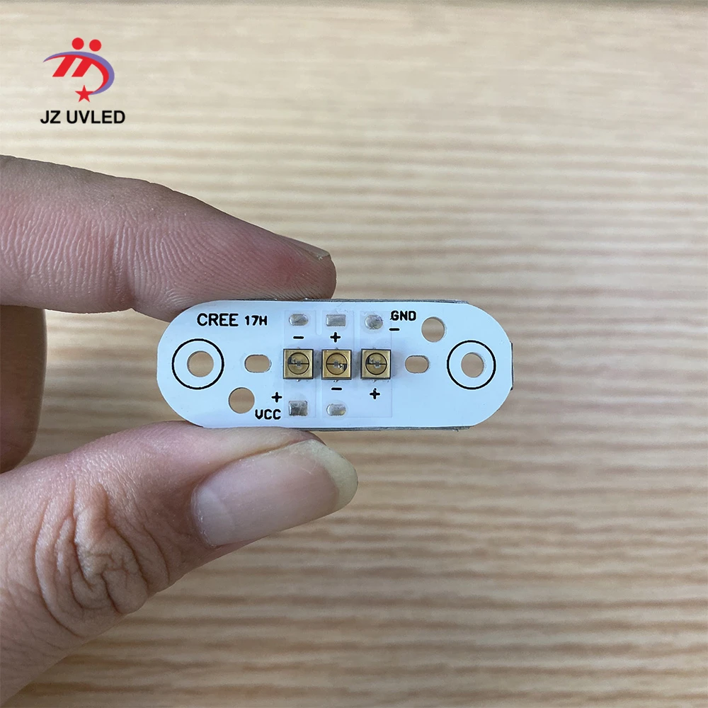 275nm UVC LED module for DIY UVC Disinfection lamps With USB power supply board Deep UVC LED violet light sterilization 285nm