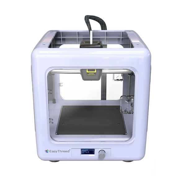 White with Screen Easythreed Mini FDM 3d принтер с экраном для детей, полностью собранный Набор для печати 3 D, лучшие праздничные подарки для детского образования - Цвет: White with Screen