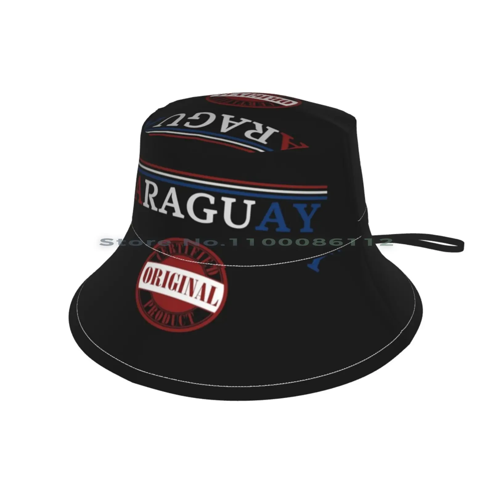 Paraguay Flag T-Shirt Original Product Bucket Hat Sun Cap Paraguay