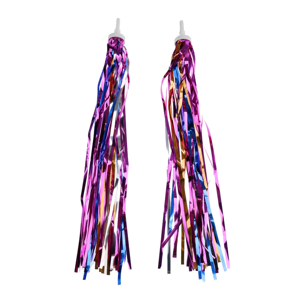 Top Kids Boys Girls Bicycle Bike Streamers Tassles Bar Decoration With  Front Basket 5