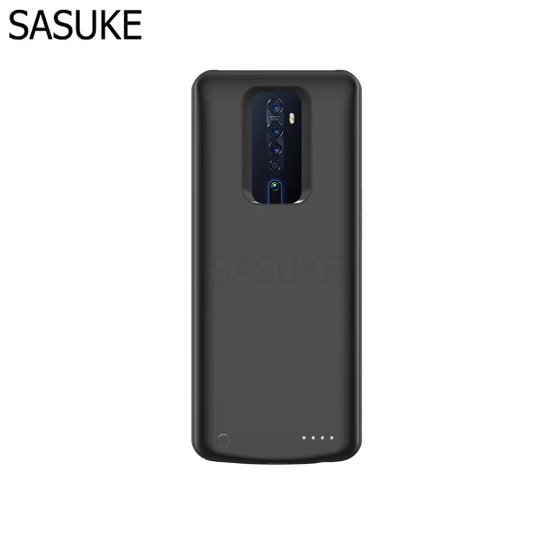 6500 мАч чехол для зарядки аккумулятора s для Oppo Reno 2 мягкий силиконовый чехол для внешнего аккумулятора для Oppo Reno 2 Твердый чехол для задней панели fundas