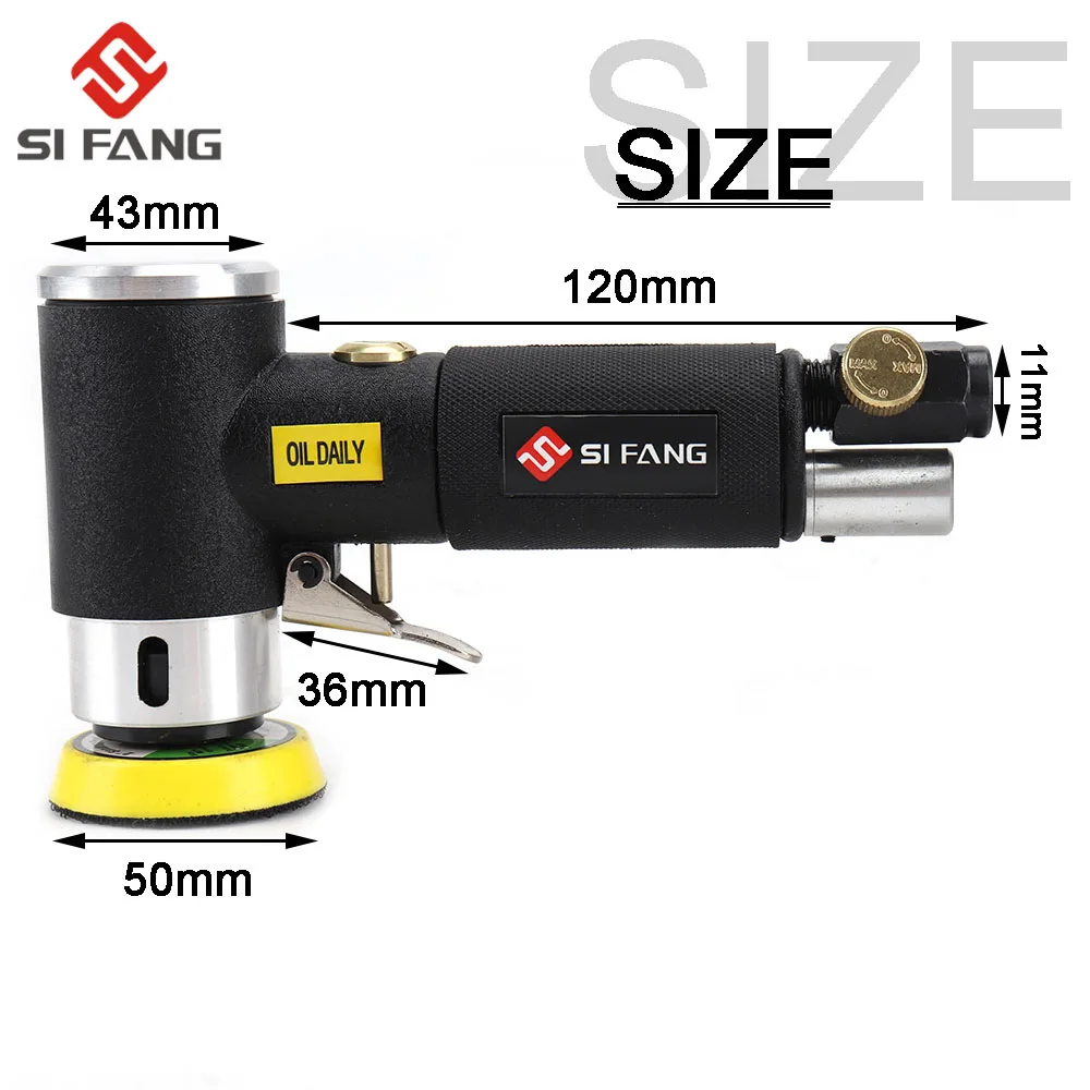 Мини-Орбитальный пневматический шлифовальный аппарат, 2 дюйма/3 дюйма, пневматический инструмент шлифовальная полировальная машинка, буферный орбитальный полировщик двойного действия для автомобиля