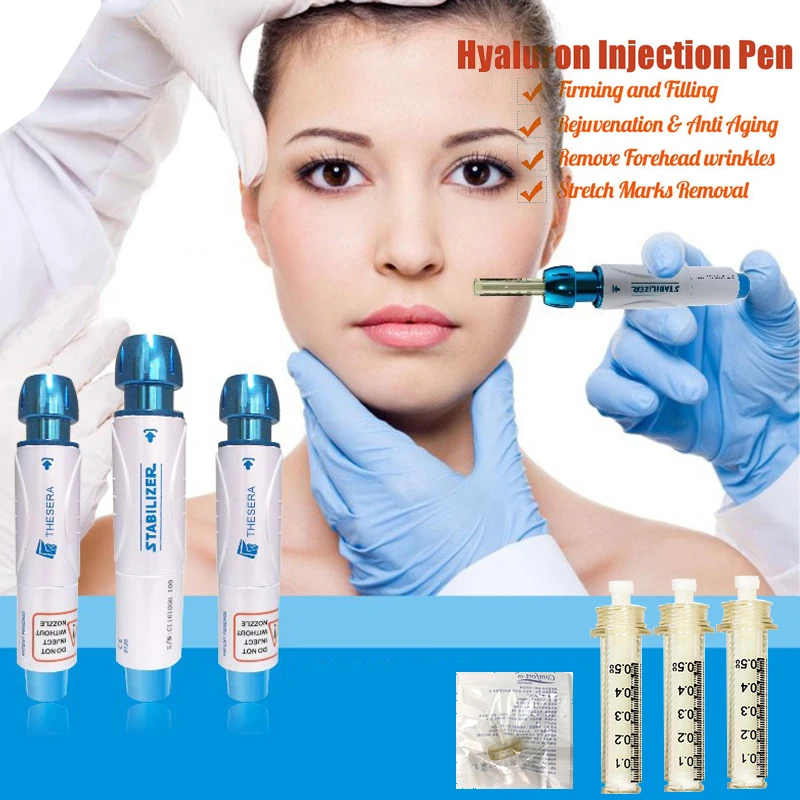 0.5ml Atomizer Sterile Hyaluronic Pen Noninvasive face Lifting Removal Wrinkle Injection Pen Beauty