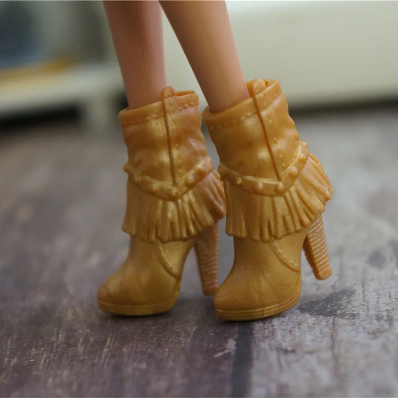 Princess Doll Original Shoes Kids DIY Playing Doll Accessories Girl Doll Skating Shoes Fashion Sandals Boots For 1/6 Dolls