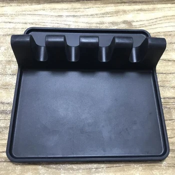 

1Pcs Kitchen Shelf Silicone Spoon Insulation Mat Spatula Shovel Pad Spoon Rest Lid Holder Tableware Storage Rack Organizer