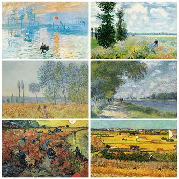 

AZQSD DIY Adult Coloring By Numbers Landscape Acrylic Paint Oil Painting By Numbers Tree Handmade Gift On Canvas Kits