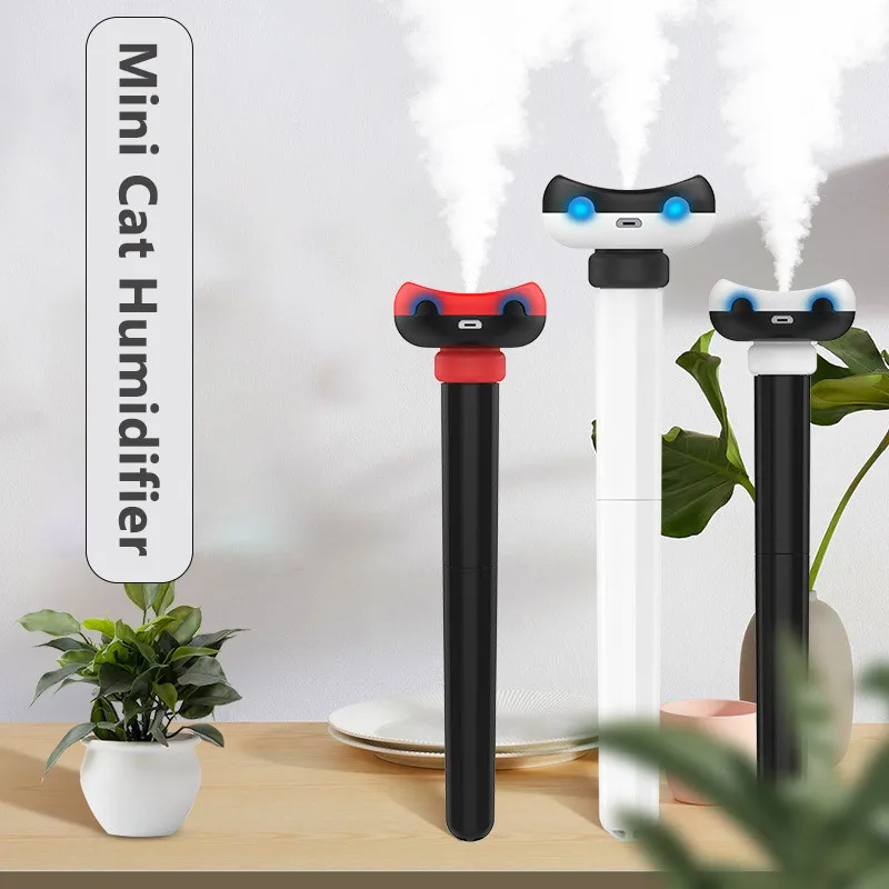 

Portable Cat Air Humidifier For Home USB Donut Bottle Aroma Diffuser Detachable For Office Mist Maker Humidification Gift