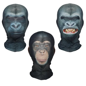 

New Quality Chimpanzees Gorilla Mask Cosplay Costume Comic Mask