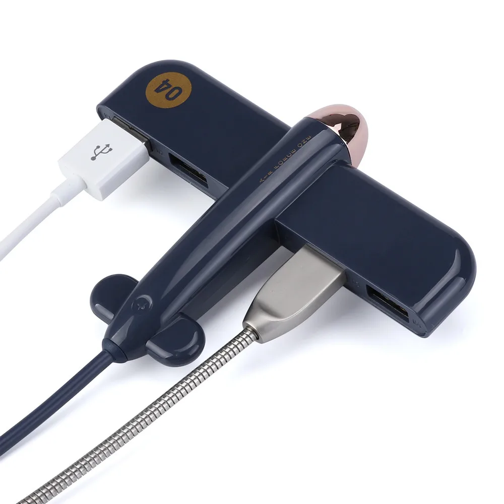 Концентратор USB 2,0 Micro USB 2,0 концентратор разделитель АБС расширения StationDesktop ПК ноутбук адаптер переменного тока высокое Скорость 4-Порты и разъёмы совместим с Mac OS