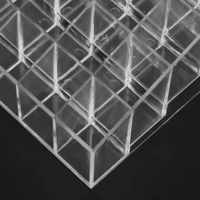 organizador de batom transparente com 24 grades