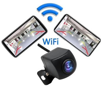 

Wireless Car Rear View Camera WIFI Reversing Camera HD Night Vision Dash Cam Mini Body wide-angle blind zone