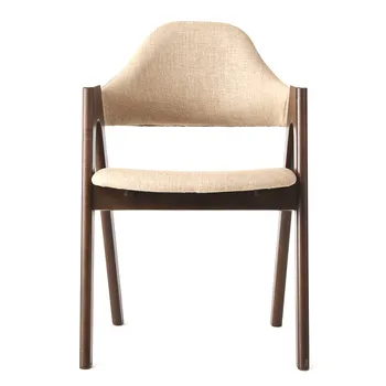 

Solid wood dining chair creative study solid wood stool backrest lounge chair cafe table and chairs home chair