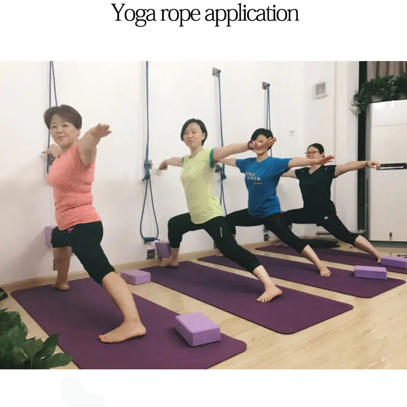 Цветная настенная веревка для йоги iyengar, подвесная веревка для йоги, Вспомогательная веревка, антигравитационная воздушная веревка для йоги, гамак для йоги, подвесная веревка
