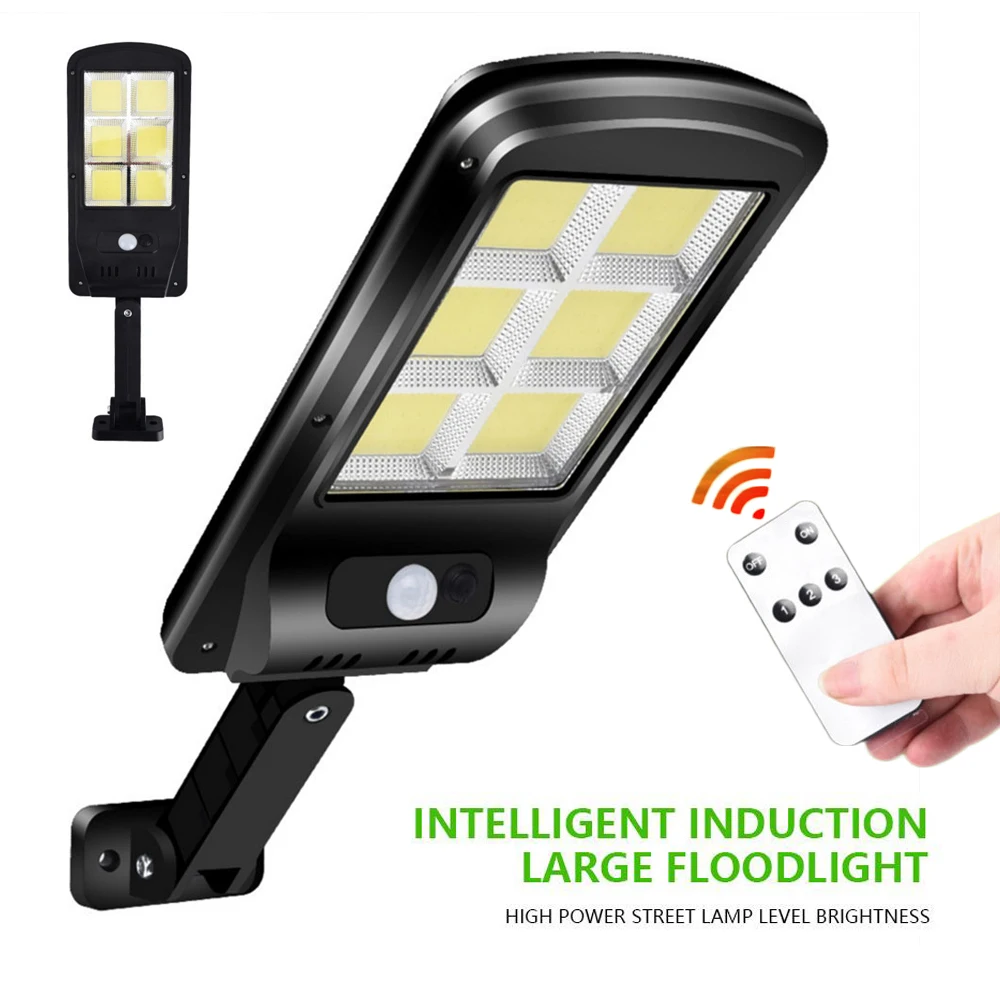 

LED Solar Light Outdoor Street Light ABS Waterproof IP65 Wall Lamp Infrared PIR Motion Sensor COB Industrial Solar Garden Light