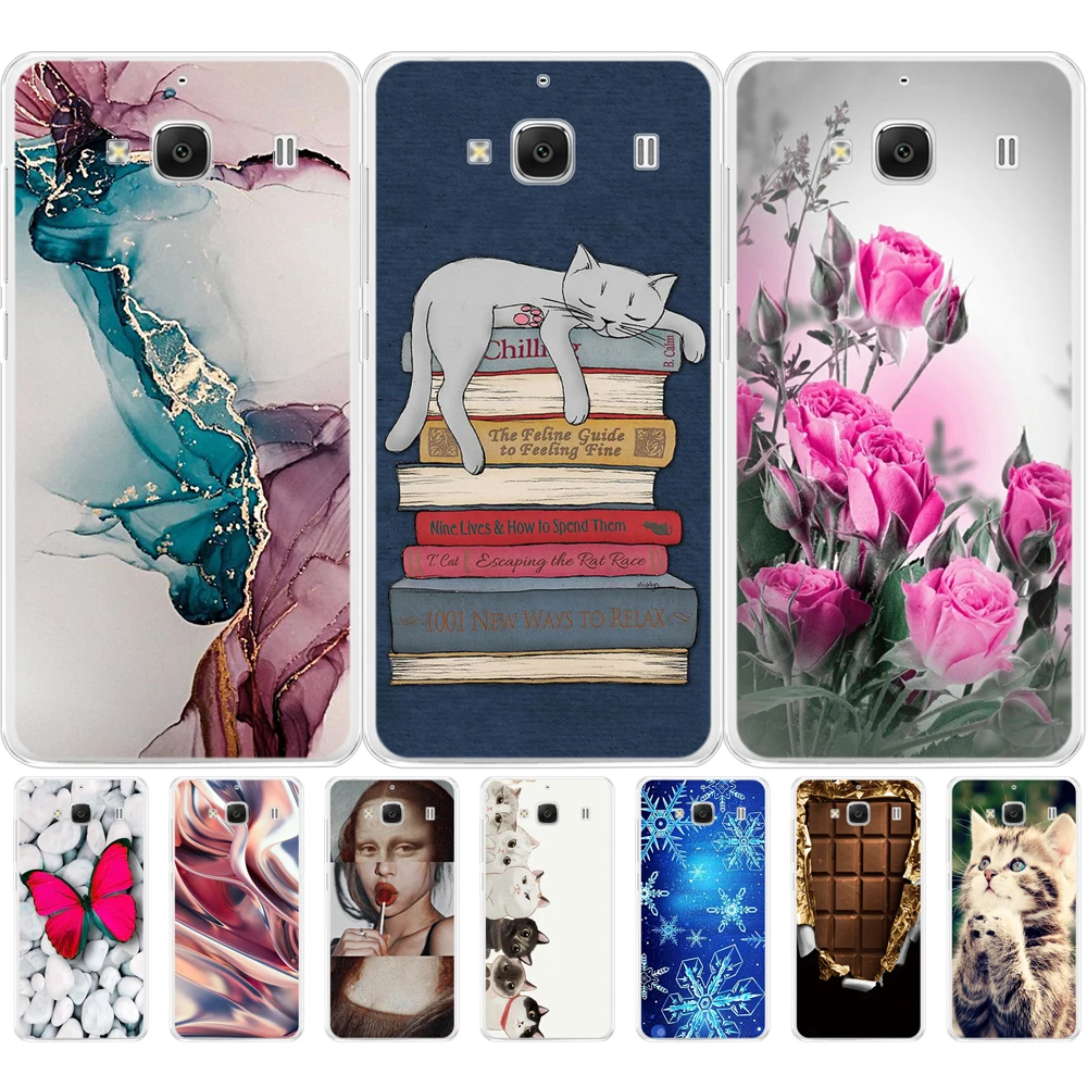 soft Silicone phone Case For Xiaomi Redmi 2 Redmi2 Cool Design Cover Cases Hongmi Hongmi2 Phone shell new | Мобильные телефоны и
