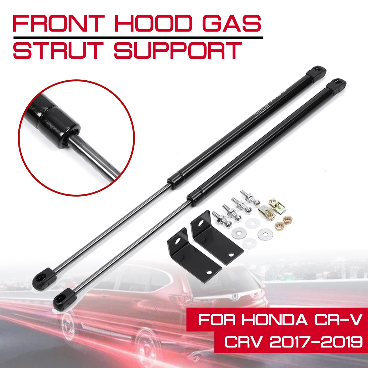 

For Honda For CR-V CRV 2017 2018 2019 Front Engine Cover Refit Bonnet Hood Gas Shock Lift Strut Bars Support Rod